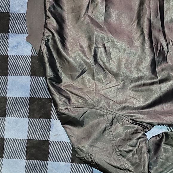 Jordan. Black Bomber Jacket. Arm-pocket. 9.5/10 condition. Men's size Large - Picture 14 of 16